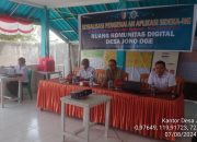Ruang Komunitas Digital Desa Jono Oge Gelar Sosialisasi Desa Digital Dengan Aplikasi Sideka NG