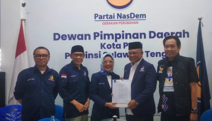 Agus Rahmat dan Samuel Riga Resmi Terima SK dari Partai Nasdem, Siap Hadapi Pilkada Sigi