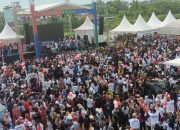 Ribuan Warga Palu Ikuti Jalan Sehat Bersama Anwar-Reny