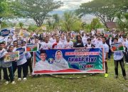 Komunitas Fighter dan Pesilat Sulteng Bersatu di Relawan ‘Berani Gaspoll’ Dukung Anwar-Reny