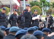 Ratusan Personel Brimob Dikerahkan untuk Pengamanan Pilkada Serentak 2024 di Sulteng