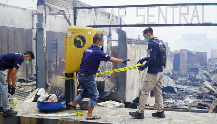 Korsleting Listrik Diduga Penyebab Kebakaran Pasar Sentral Luwuk, 128 Bangunan Hangus
