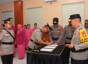 Sertijab di Polda Sulteng, Sejumlah PJU dan Kapolres Resmi Berganti