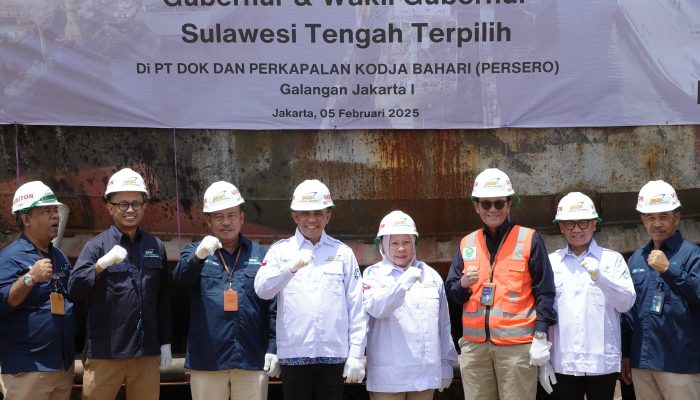 Sulteng Siap Jadi Pusat Industri Maritim, Anwar-Reny Kunjungi PT. Dok dan Perkapalan Kodja Bahari di Jakarta
