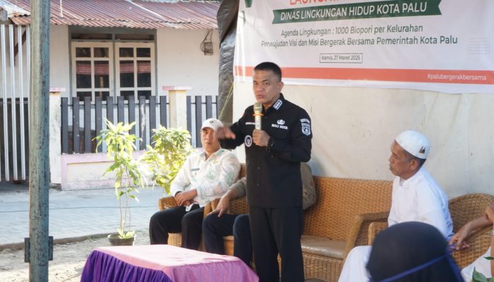 Walikota Palu Luncurkan Program 1000 Biopori untuk Meningkatkan Kualitas Lingkungan