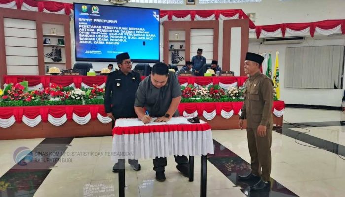 DPRD Buol Resmi Setujui Perubahan Nama Bandara Pogogul Jadi Bandara Pogogul Abdul Karim Mbouw