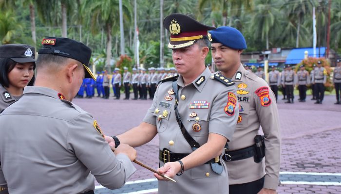 Kapolda Sulteng Pimpin Sertijab Kapolres Parimo, Apresiasi Kinerja AKBP Jovan