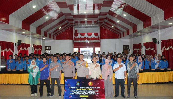 Wakapolda Sulteng Gembleng Mahasiswa Untad Jadi Garda Depan Anti Korupsi