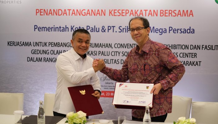 Pemkot Palu Gandeng PT Srihapan Mega Persada Bangun Pusat Ekonomi Baru