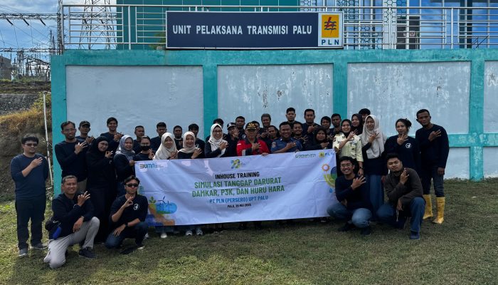 Tingkatkan Standar K3, PLN UPT Palu Laksanakan Simulasi Darurat Terpadu