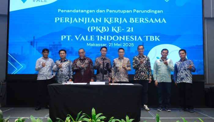 Kolaborasi Menuju Masa Depan Berkelanjutan: PT Vale Teken PKB ke-21 sebagai Komitmen pada Hak Pekerja
