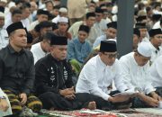 Walikota Hadianto Rasyid dan Menteri Karding Pimpin Kebersamaan Salat Id di Vatulemo