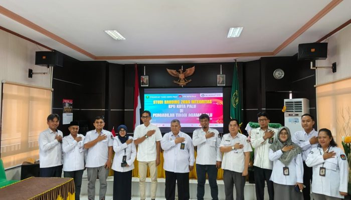 KPU Kota Palu Studi Banding ke PTA, Siapkan Diri Menuju Wilayah Bebas Korupsi