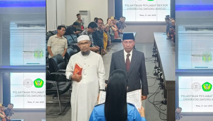 Konflik Unsimar Poso Berakhir! Yayasan Lantik Abdul Muthalib Rimi sebagai Pj Rektor Baru