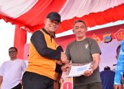 TNI Polri dan Jurnalis Raih Tiket Umroh Olahraga Bersama HUT Bhayangkara Ke-79 Polda Sulteng