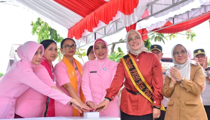 Istri Kapolri Resmikan Gedung TK Kemala Bhayangkari 01 Cabang Pimstaf Daerah Sulteng