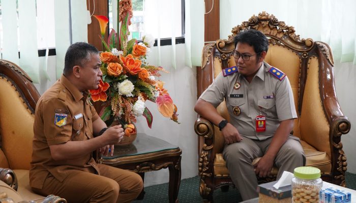 Silaturahmi Perdana, Wali Kota Palu Sambut Hangat Kepala Kantor Pertanahan Baru
