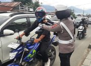 Tidak Menggunakan Helm SNI dan Sabuk Pengaman Dominasi Hari Kedua Pelanggaran Operasi Patuh Tinombala 2025