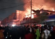 13 Kios di Pasar Inpres Manonda Palu Ludes Terbakar, Diduga Akibat Korsleting Listrik