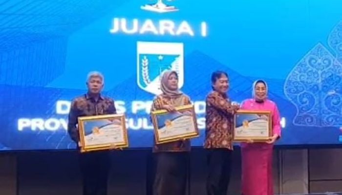 Dinas Pendidikan Sulteng Sabet Penghargaan Tertinggi Program SSK Tingkat Nasional