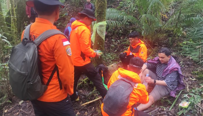 Basarnas Palu Selamatkan Enam Pendaki di Gunung Nokilalaki yang Alami Cedera dan Kelelahan