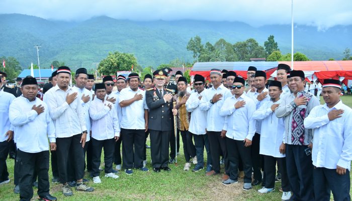 Kapolda Sulteng Pimpin Upacara di Tamanjeka Poso, Libatkan Eks Napiter hingga Komunitas Offroad