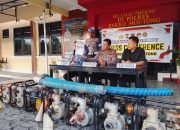 Polres Parimo Tangkap Penambang Emas Ilegal Gunakan Mesin Alkon