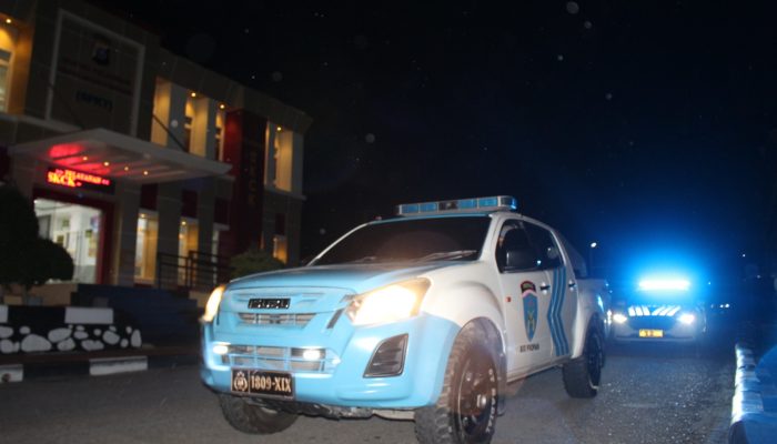 Polda Sulteng Gelar Patroli Skala Besar Jaga Stabilitas Kamtibmas