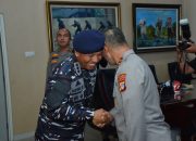 Menerima Kunjungan Danlanal Palu, Kapolda Sulteng Sampaikan Selamat HUT Ke-80 TNI Angkatan Laut