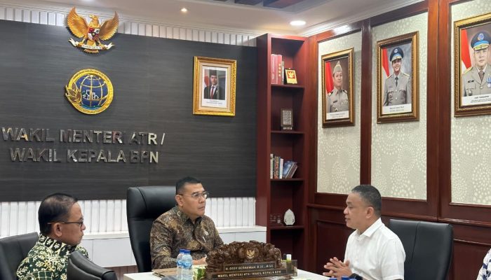 Wali Kota Palu Bahas Penyelesaian Lahan Eks HGB Bersama Wakil Menteri ATR/BPN