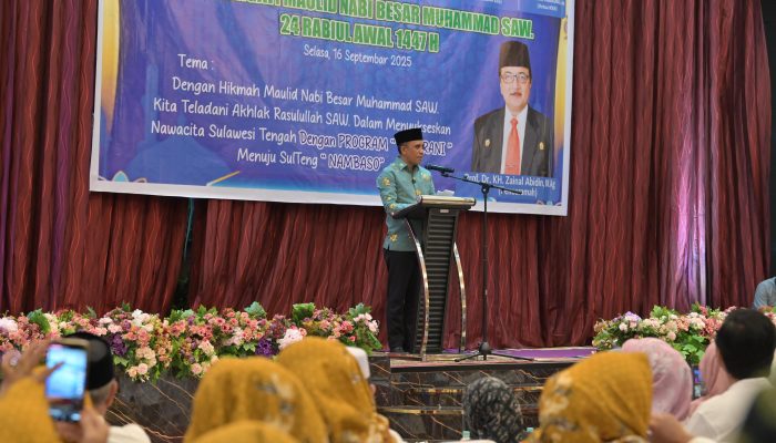Gubernur Sulteng Buka Peringatan Maulid Nabi Bersama Kerukunan Keluarga Bungku