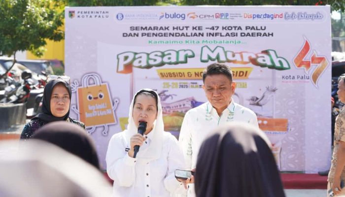 Jelang HUT Kota Palu, Disperindag Gelar Pasar Murah Dorong Stabilitas Harga