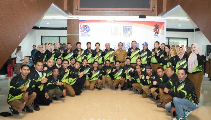 Gubernur Sulteng Lepas Kontingen Pornas KORPRI XVII ke Palembang