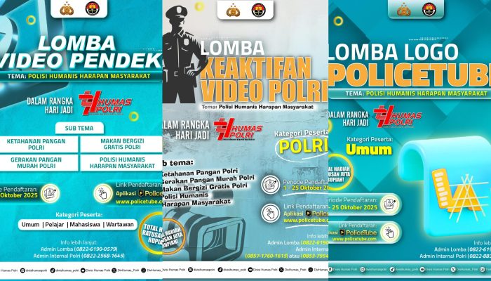 Tiga Lomba Kreatif Digelar Polda Sulteng, Ajak Warga Rayakan HUT Humas Polri ke-74