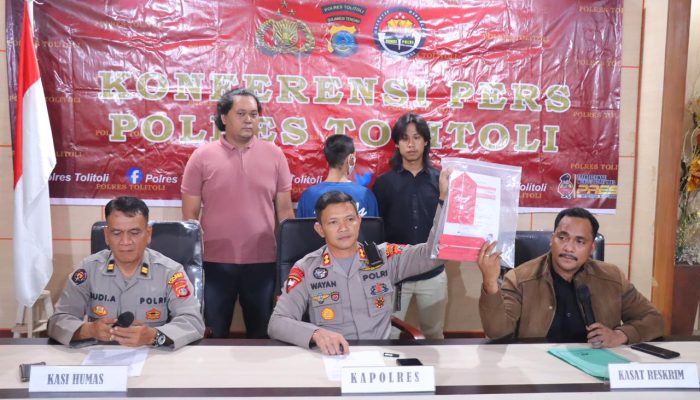 Polres Tolitoli Tangkap Pria Diduga Lakukan Penistaan Agama di Facebook