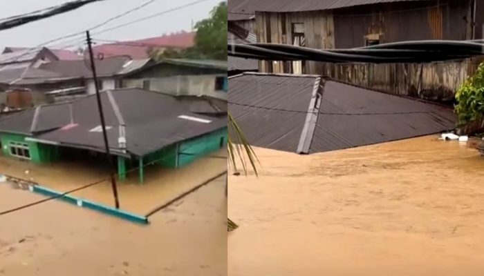 Banjir Besar Rendam Tiga Kelurahan di Tolitoli, Air Sampai Atap Rumah