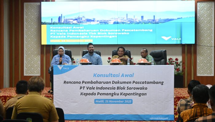 PT Vale Mulai Pembaharuan Dokumen Pascatambang Blok Sorowako, Gandeng Pemangku Kepentingan Luwu Timur