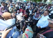 Gubernur Anwar Hafid Temui Massa P3K Donggala, Janjikan Solusi atas Gaji dan THR yang Tertunda