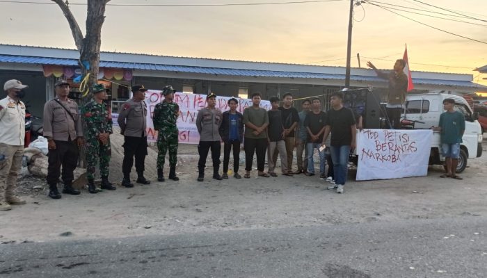Maraknya Peredaran Narkoba, Pemuda Parimo Turun ke Jalan Serukan Perlawanan