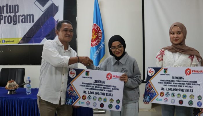 Bangun Ekosistem Startup, Puluhan Wirausaha Muda Palu Terima Bantuan Permodalan