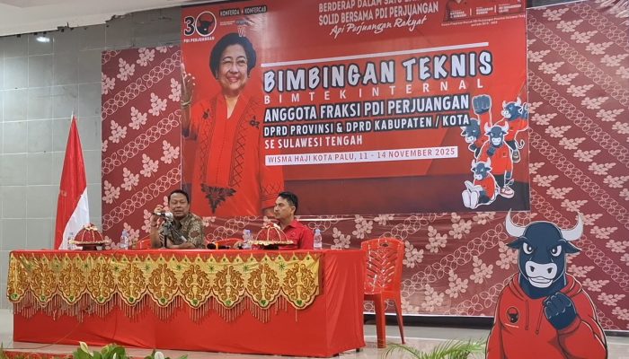 PDIP Sulteng Tingkatkan Kapasitas Anggota DPRD Jelang Konferda