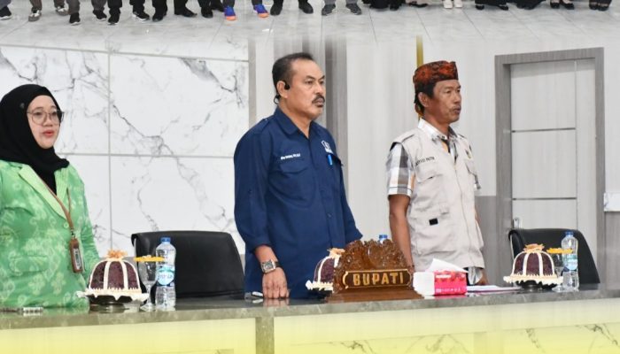 Sekda Alfian Matajeng Buka Rakor TPPS, Pemkab Touna Perkuat Sinergi Percepatan Penurunan Stunting 2025