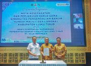 PT Vale dan Pemkab Luwu Timur Teken MoU Normalisasi Sungai Malili