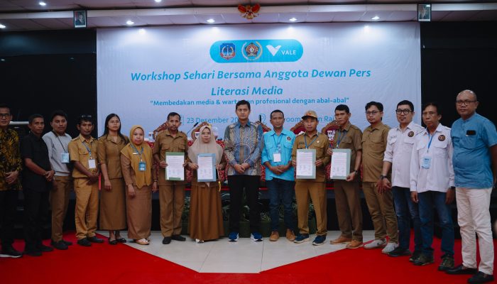 PT Vale dan PWI Kolaka Dorong Literasi Media Aparat Desa di Era Digital