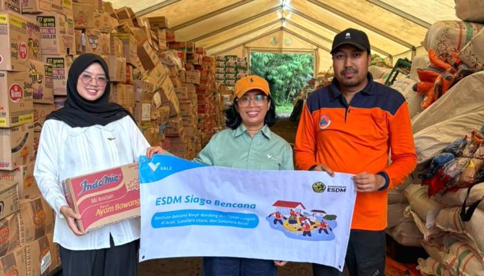 PT Vale dan Kementerian ESDM Salurkan Bantuan untuk Korban Bencana Sumatra