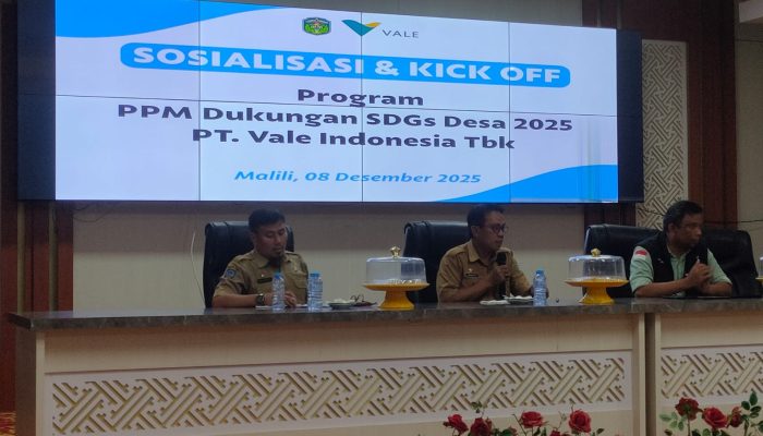 PT Vale dan Pemkab Luwu Timur Kickoff PPM–SDGs Desa 2025