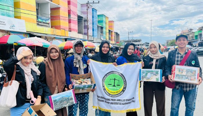 Aksi Kemanusiaan Mahasiswa Unisa Palu, Kirim 21 Karung Bantuan ke Aceh