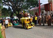 Semarak HUT ke-22 Kabupaten Touna, Pemkab Gelar Pawai Bentor