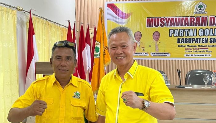 Terpilih Aklamasi, Rizal Intjenae Resmi Nahkodai Golkar Sigi 2025–2030