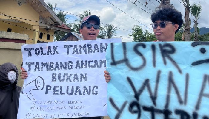 Warga Kasimbar Tolak Tambang, Desak Hentikan Seluruh Aktivitas Pertambangan